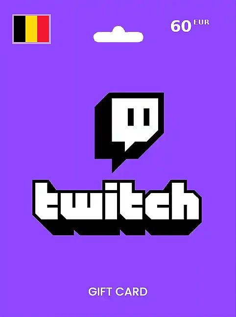 Twitch Gift Card 60 EUR BELGIUM