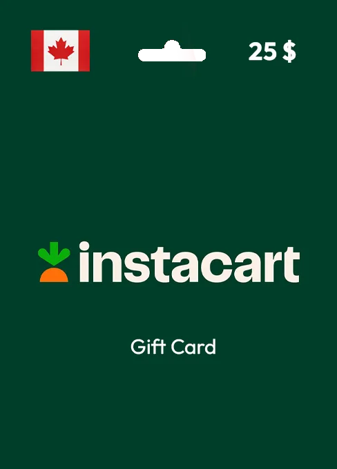 Instacart Gift Card 25 CAD CANADA