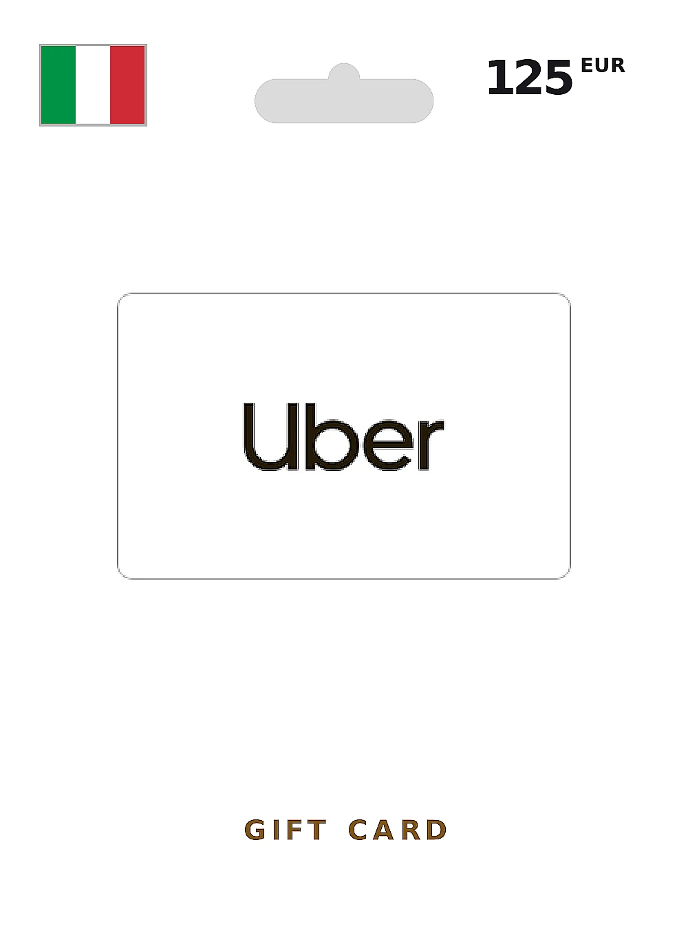 Uber Gift Card 125 EUR ITALY