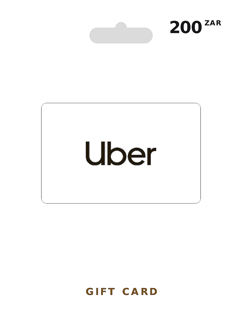 Uber & Uber Eats Voucher Gift Card 200 ZAR GLOBAL