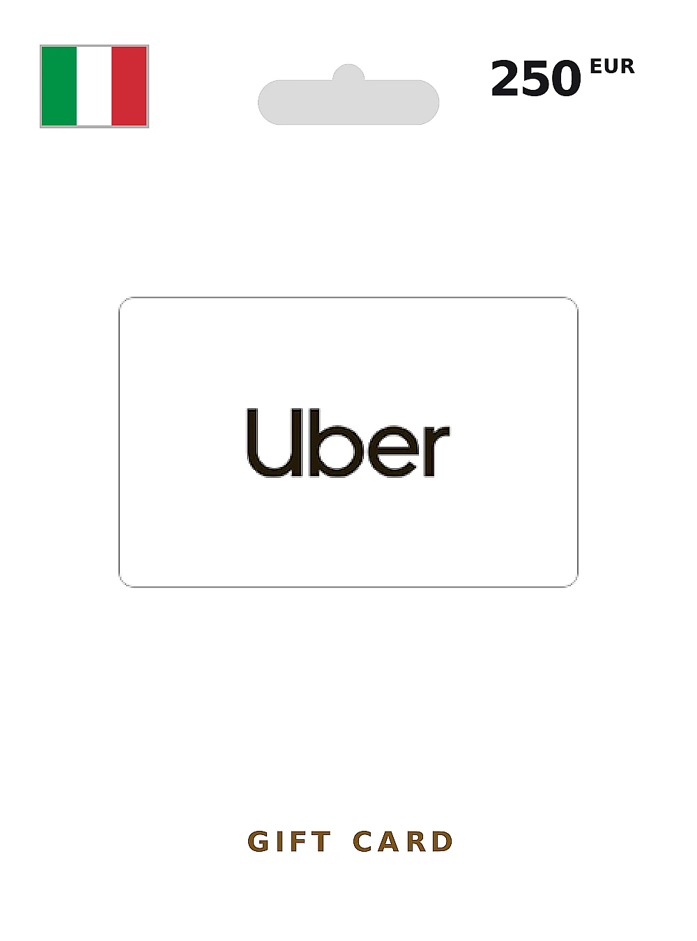 Uber Gift Card 250 EUR ITALY