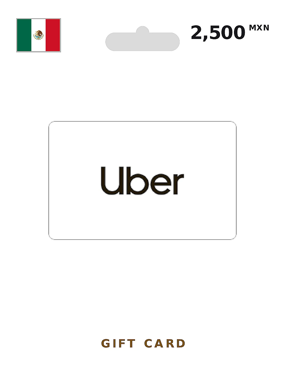 Uber Gift Card 2500 MXN MEXICO