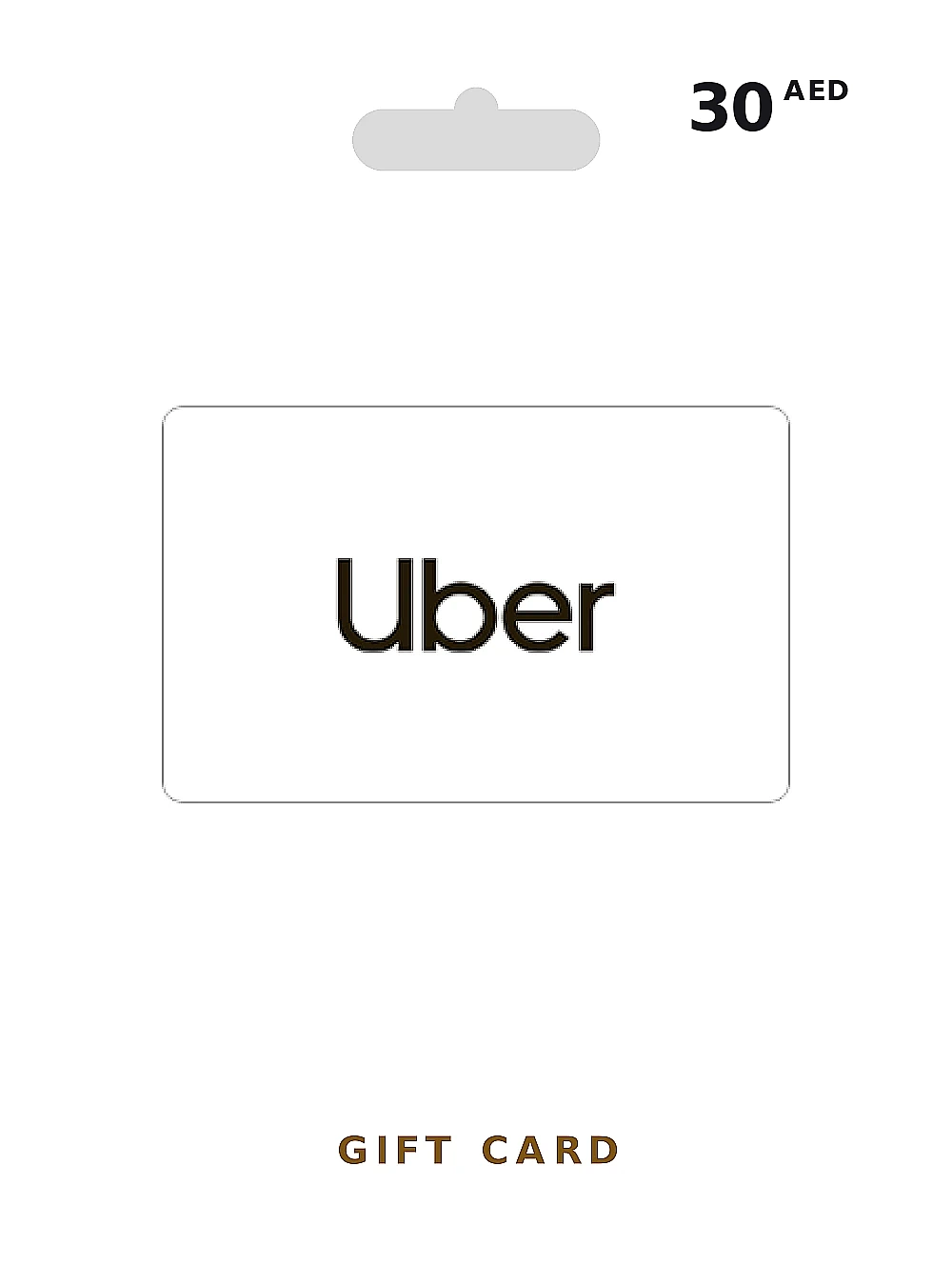 Uber Rides Voucher Gift Card 30 AED GLOBAL