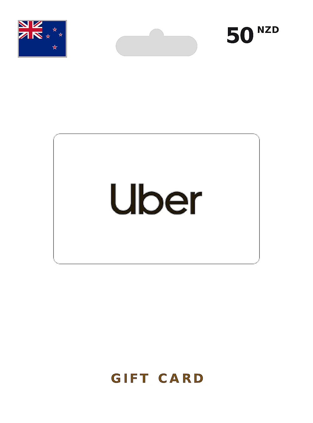 Uber Gift Card 50 NZD NEW ZEALAND