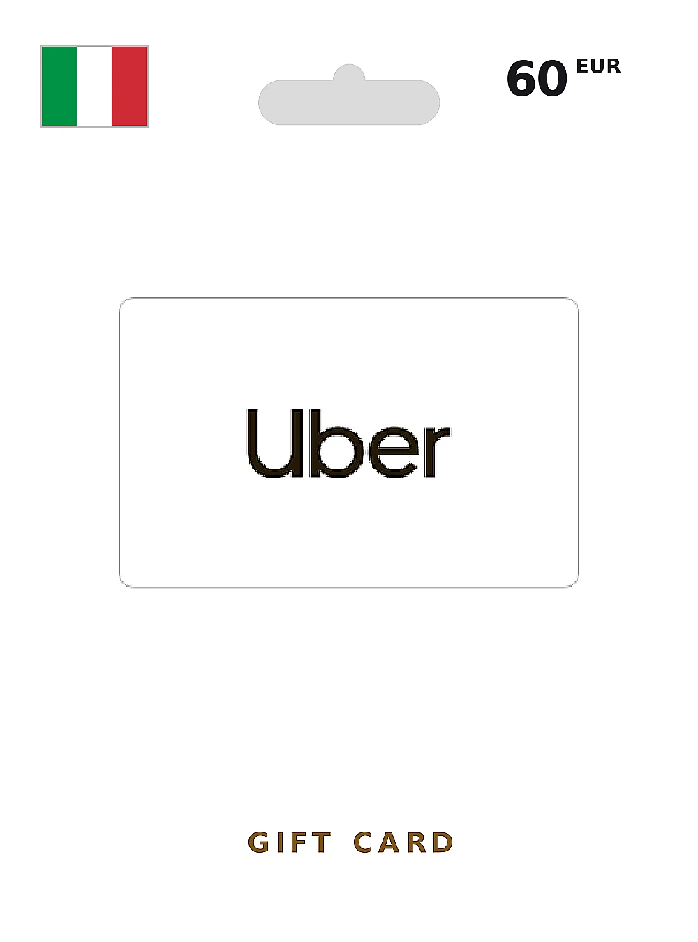 Uber Gift Card 60 EUR ITALY