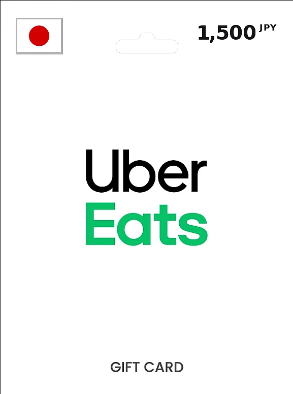 Uber Eats Gift Card 1500 JPY JAPAN