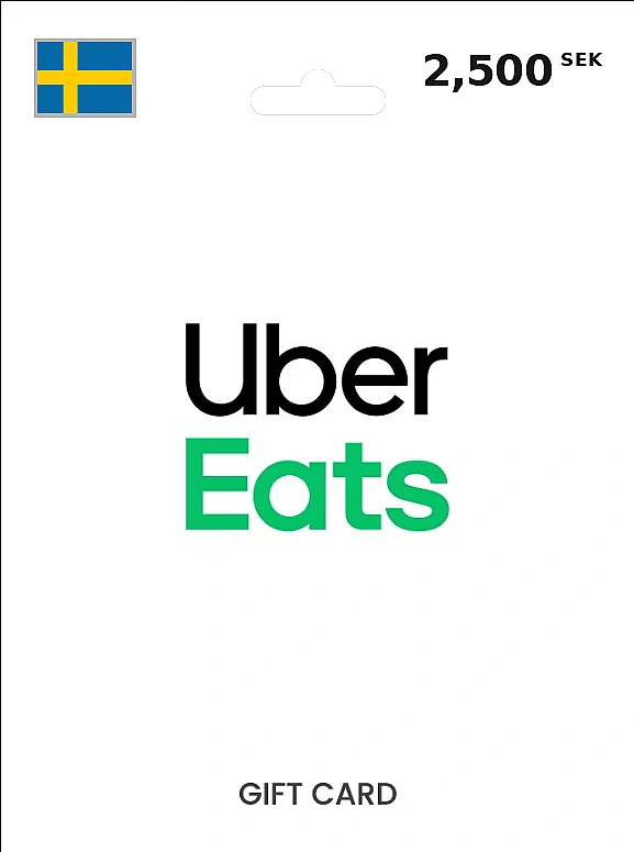 Uber & Uber Eats Gift Card 2500 SEK SWEDEN