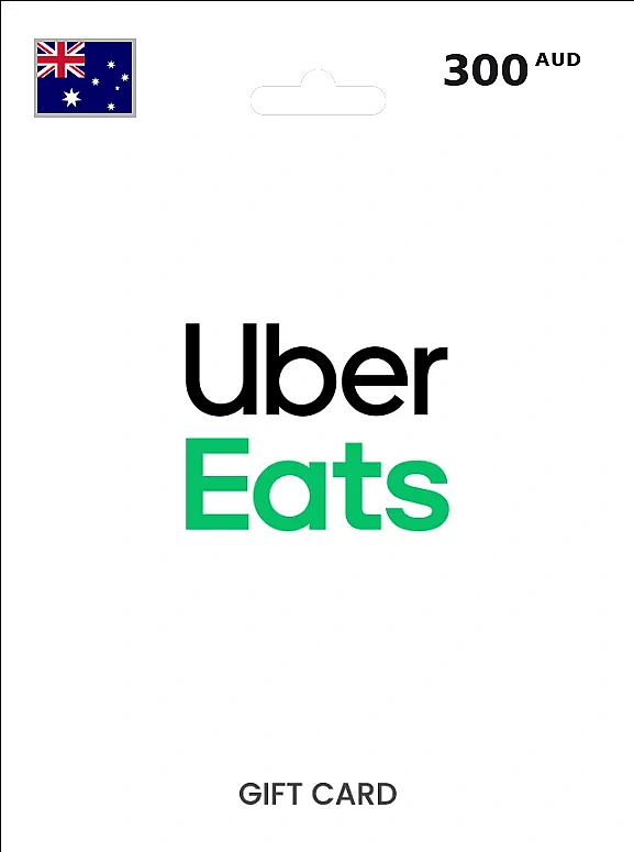 Uber Rides & Eats Gift Card 300 AUD AUSTRALIA