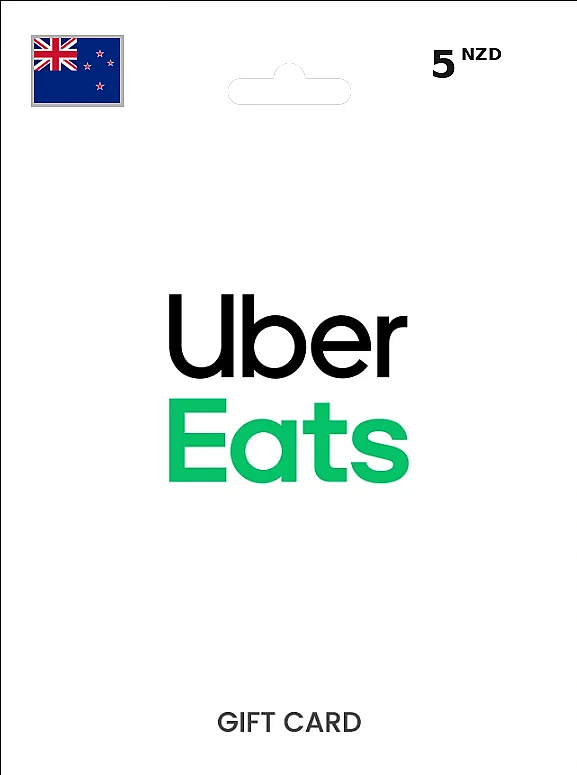 Uber Rides & Eats Gift Card 5 NZD NEW ZEALAND