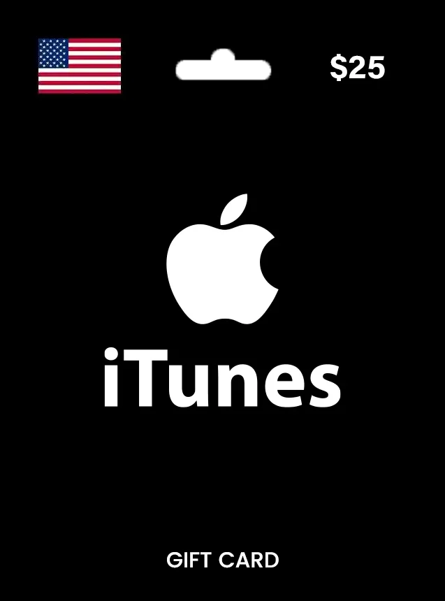 Apple iTunes Gift Card  $25 USD UNITED STATES