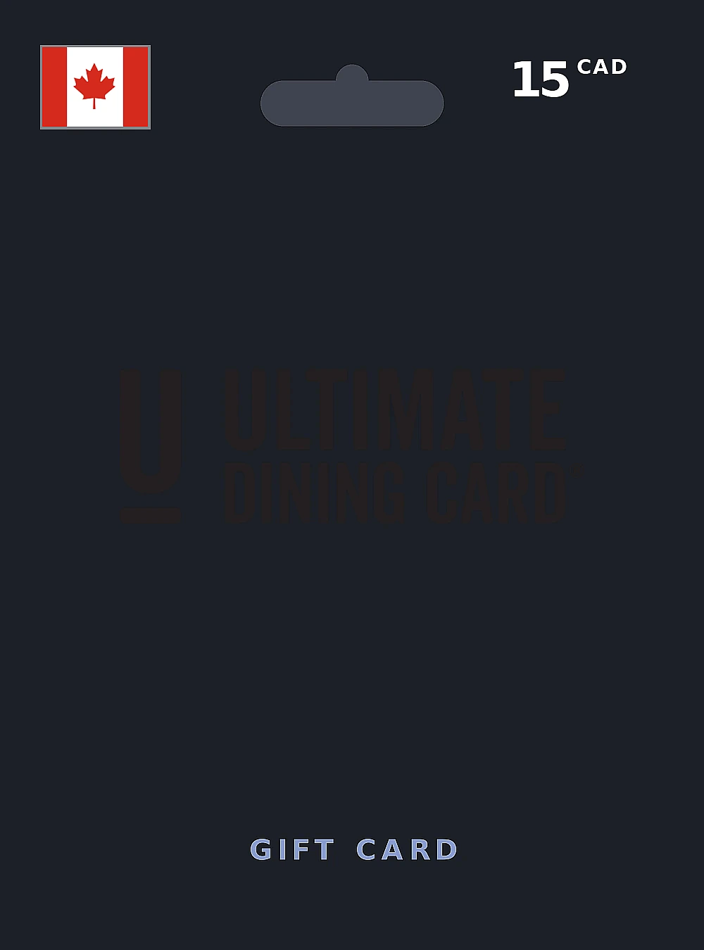 Ultimate Dining Card Gift Card 15 CAD CANADA