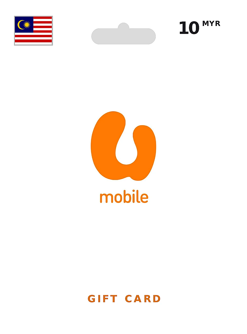 UMobile Gift Card 10 MYR MALAYSIA