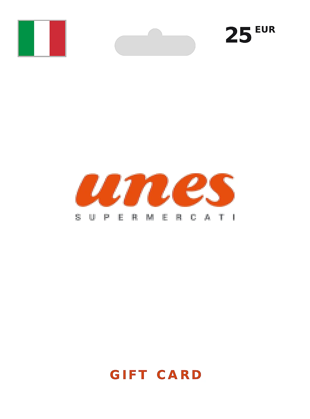 Unes Gift Card 25 EUR ITALY