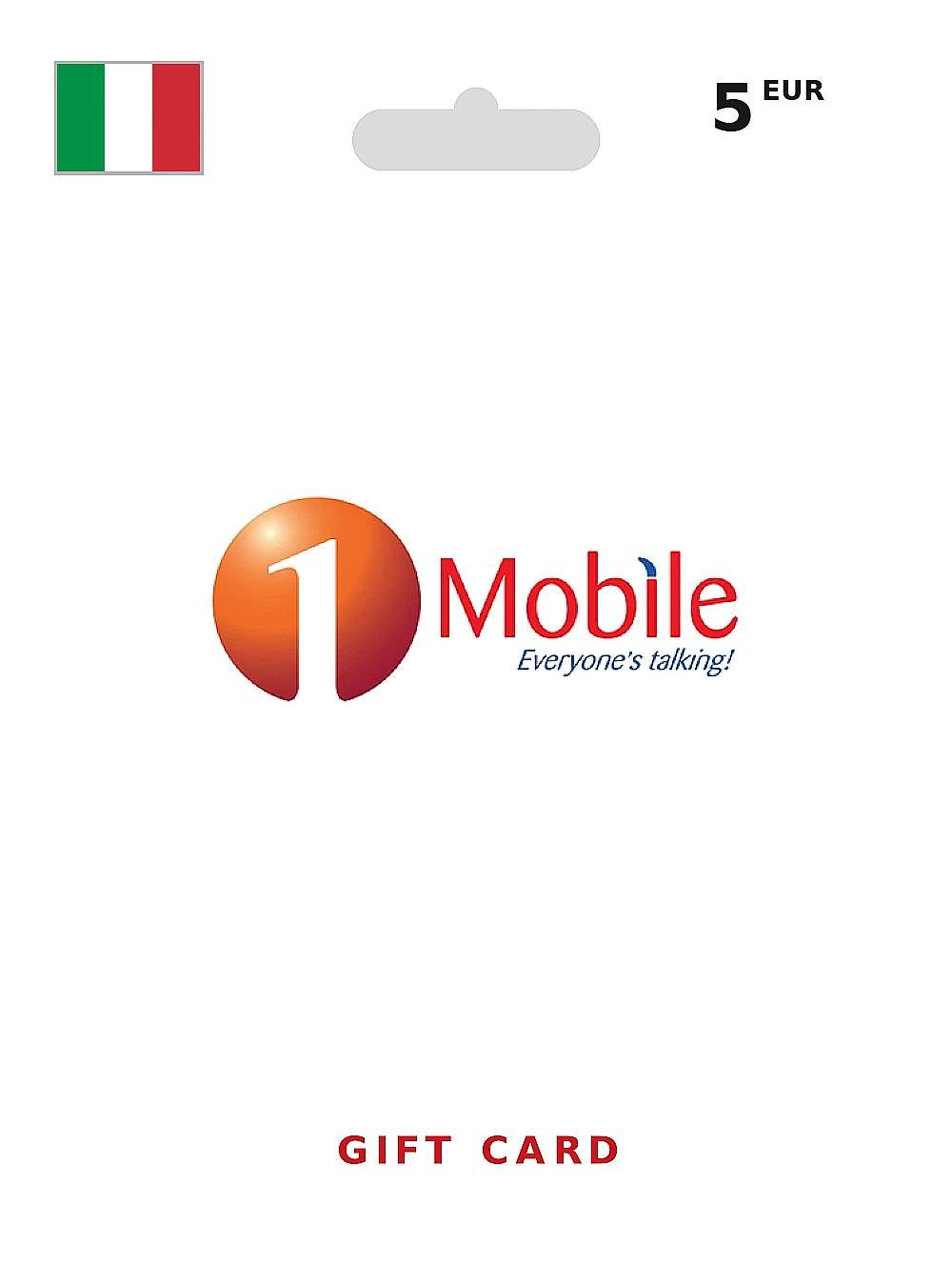 Uno Mobile Gift Card 5 EUR ITALY