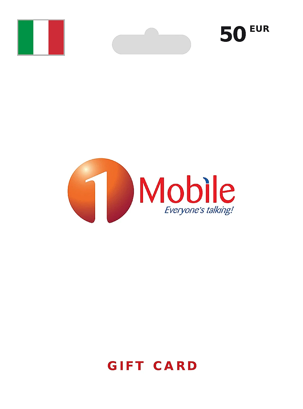 Uno Mobile Gift Card 50 EUR ITALY