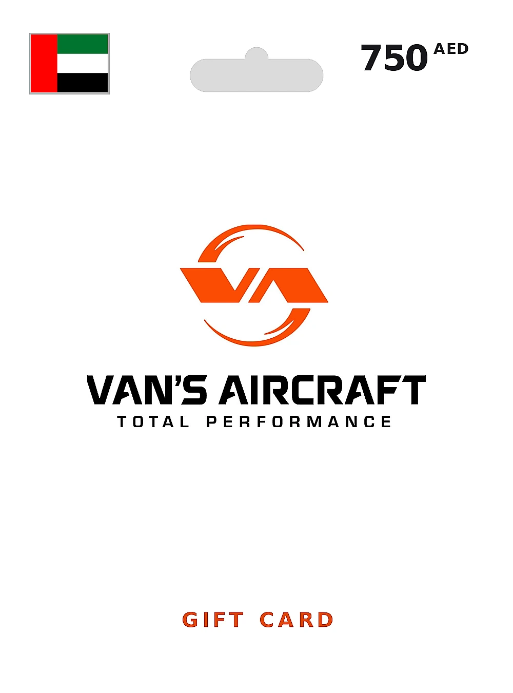 Vans Gift Card 750 AED UNITED ARAB EMIRATES