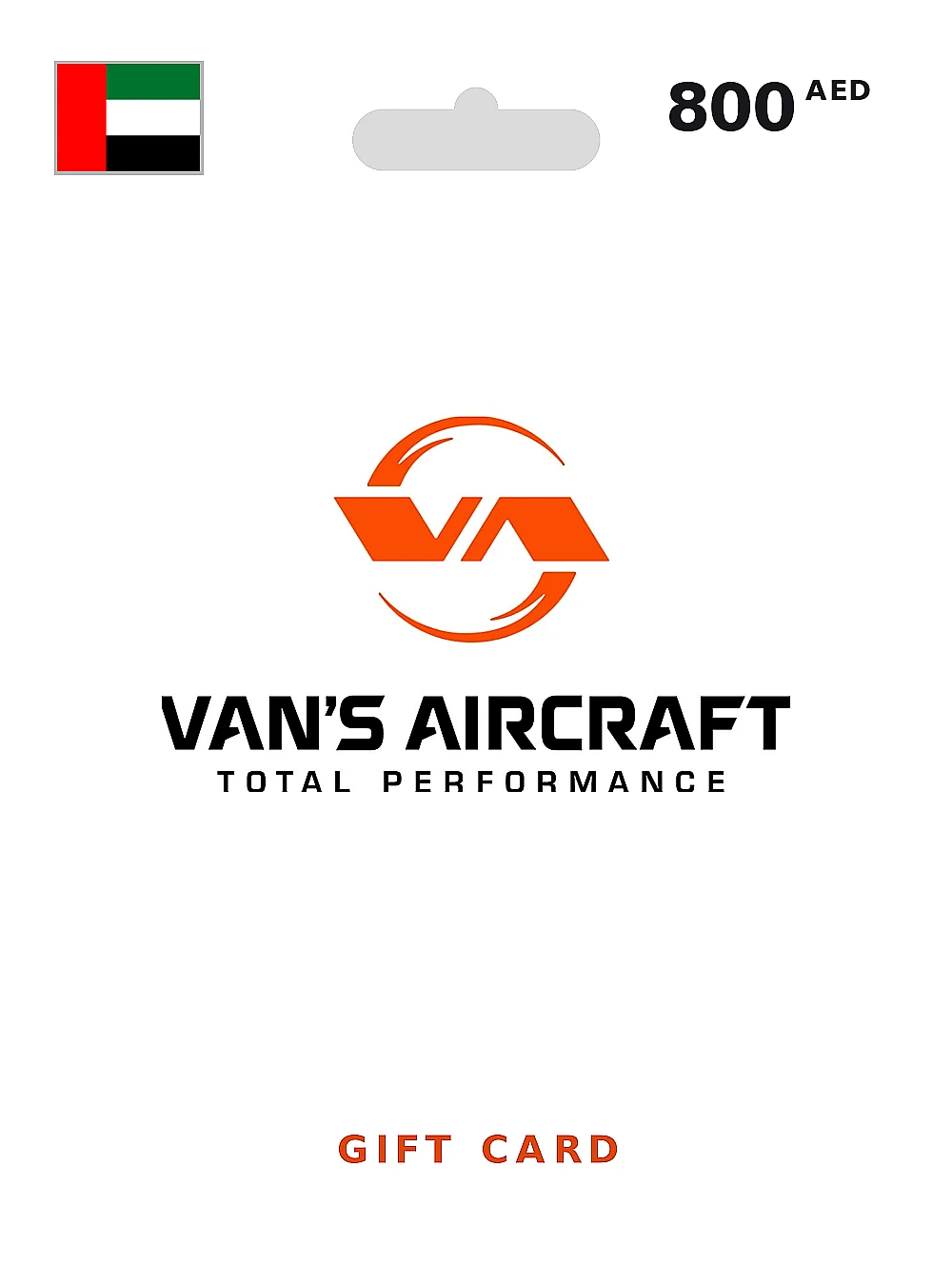 Vans Gift Card 800 AED UNITED ARAB EMIRATES