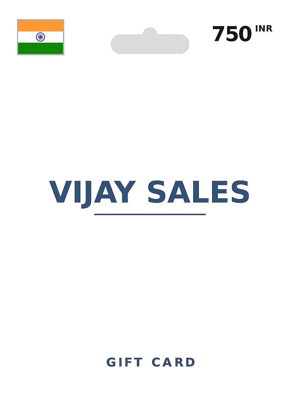 Vijay Sales Gift Card 750 INR INDIA