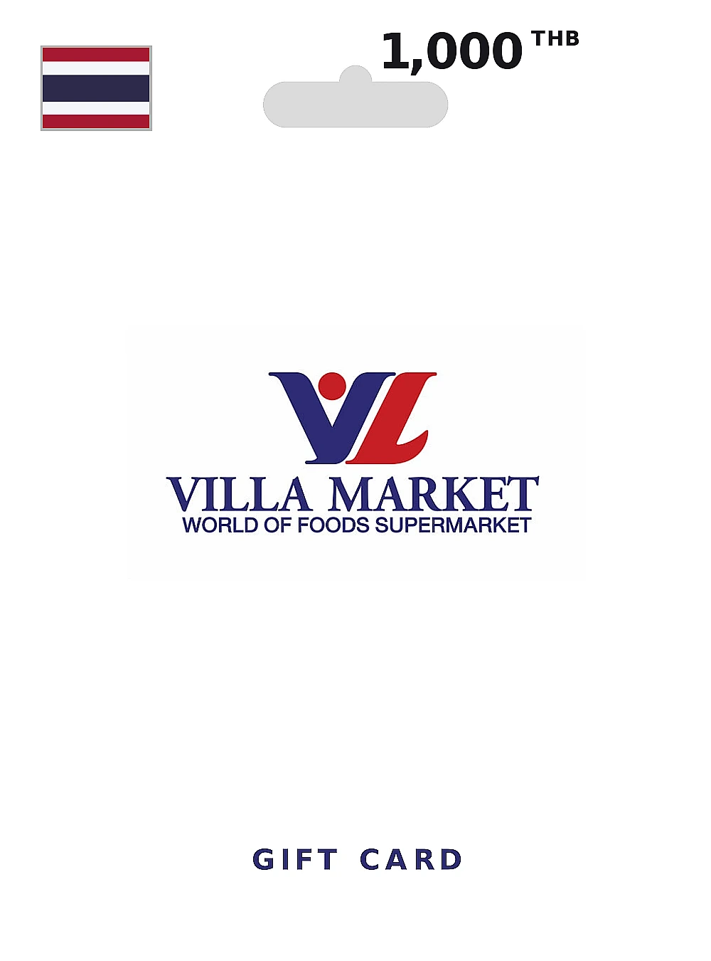 Villa Market Gift Card 1000 THB THAILAND