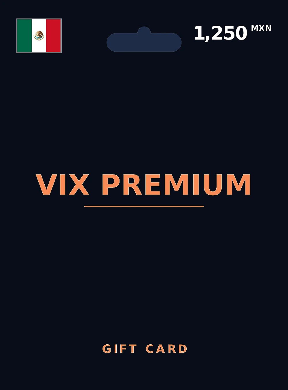 ViX Premium Gift Card 1250 MXN MEXICO