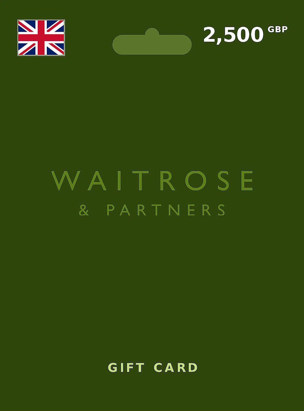 Waitrose Supermarket Gift Card 2500 GBP UNITED KINGDOM