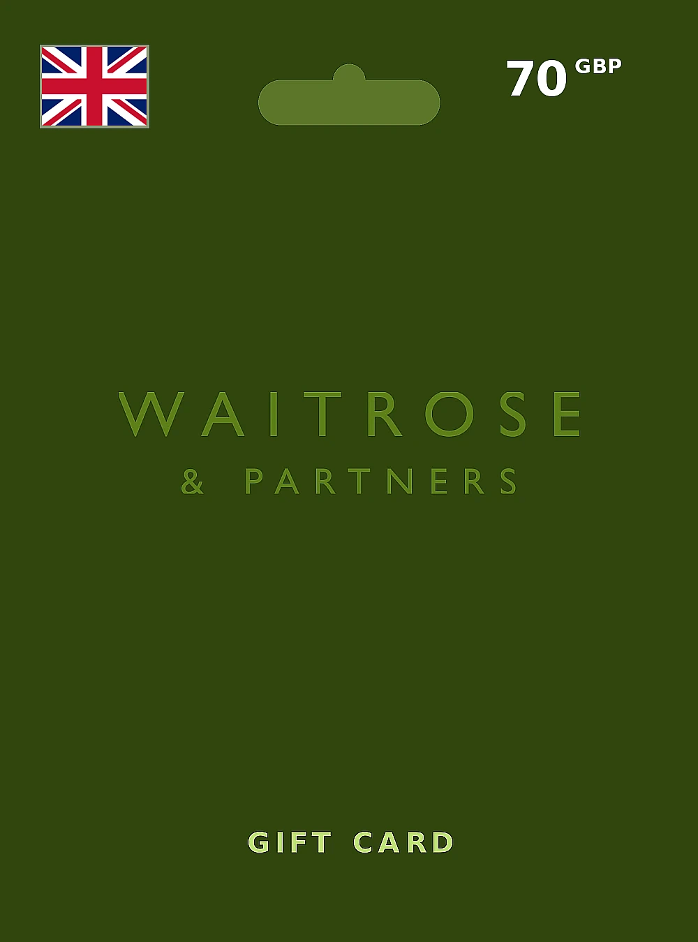 Waitrose Supermarket Gift Card 70 GBP UNITED KINGDOM