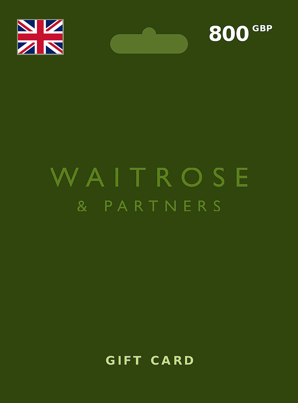 Waitrose Supermarket Gift Card 800 GBP UNITED KINGDOM