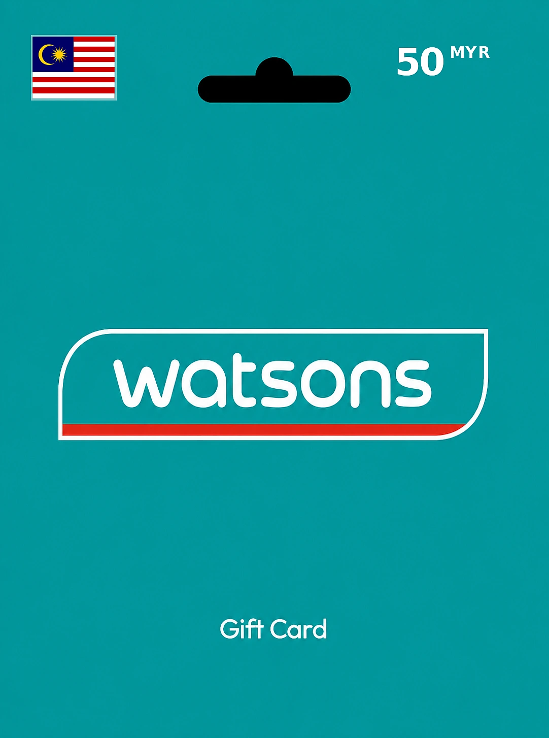 Watsons Gift Card 50 MYR MALAYSIA