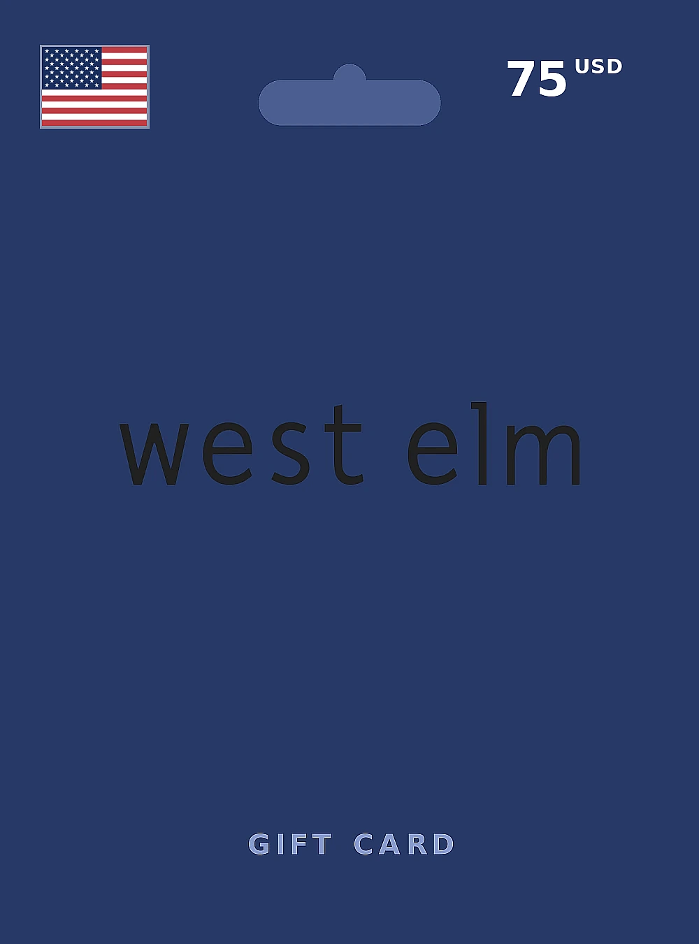 West Elm Gift Card 75 USD UNITED STATES