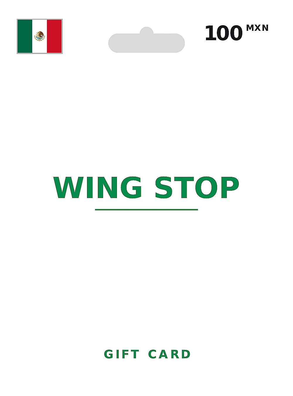 Wing Stop Gift Card 100 MXN MEXICO