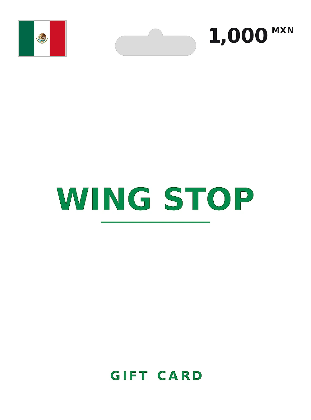 Wing Stop Gift Card 1000 MXN MEXICO