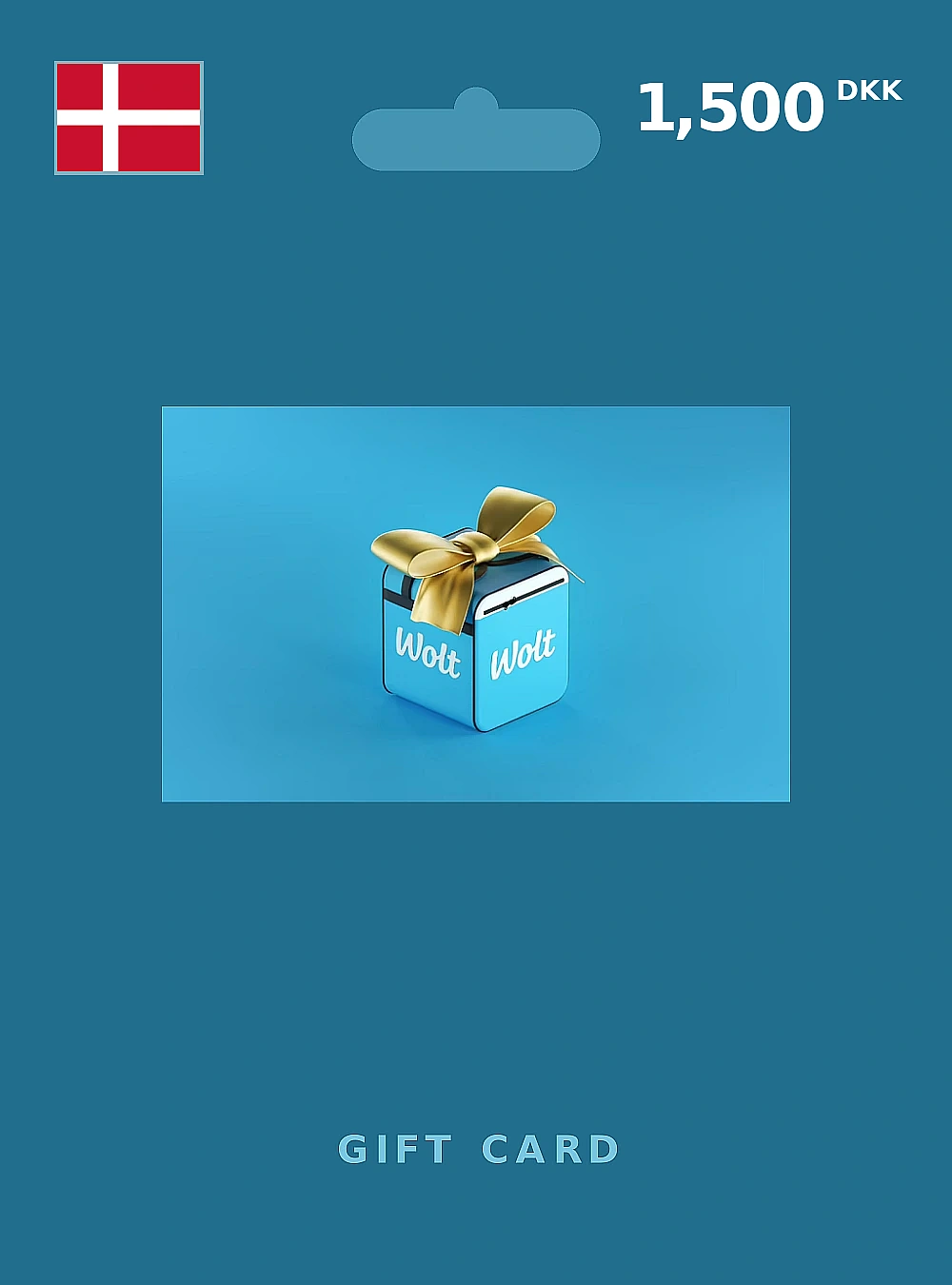 Wolt Gift Card 1500 DKK DENMARK