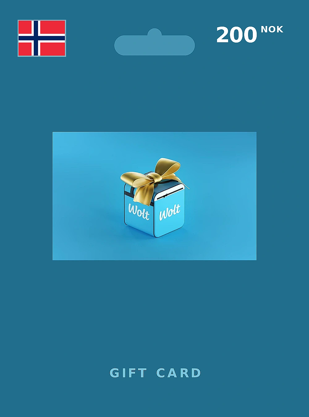 Wolt Gift Card 200 NOK NORWAY