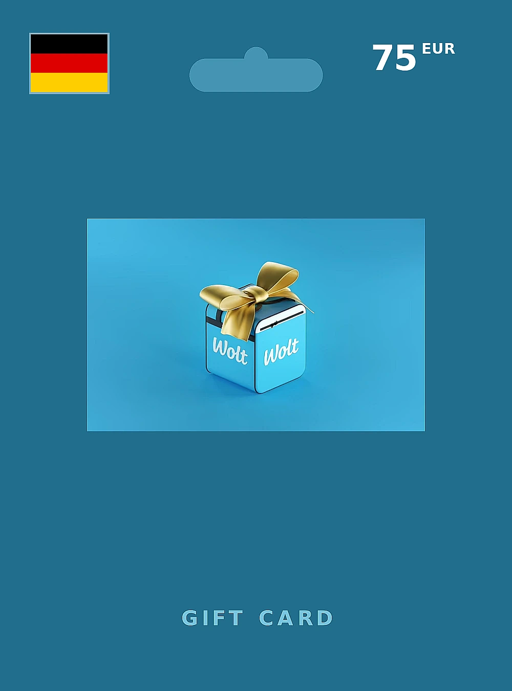 Wolt Gift Card 75 EUR GERMANY