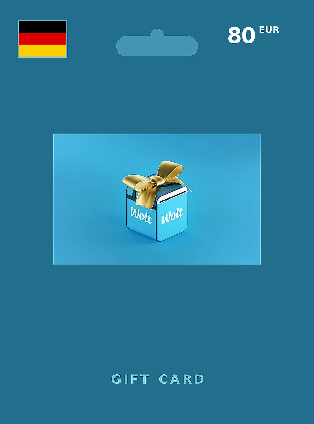 Wolt Gift Card 80 EUR GERMANY