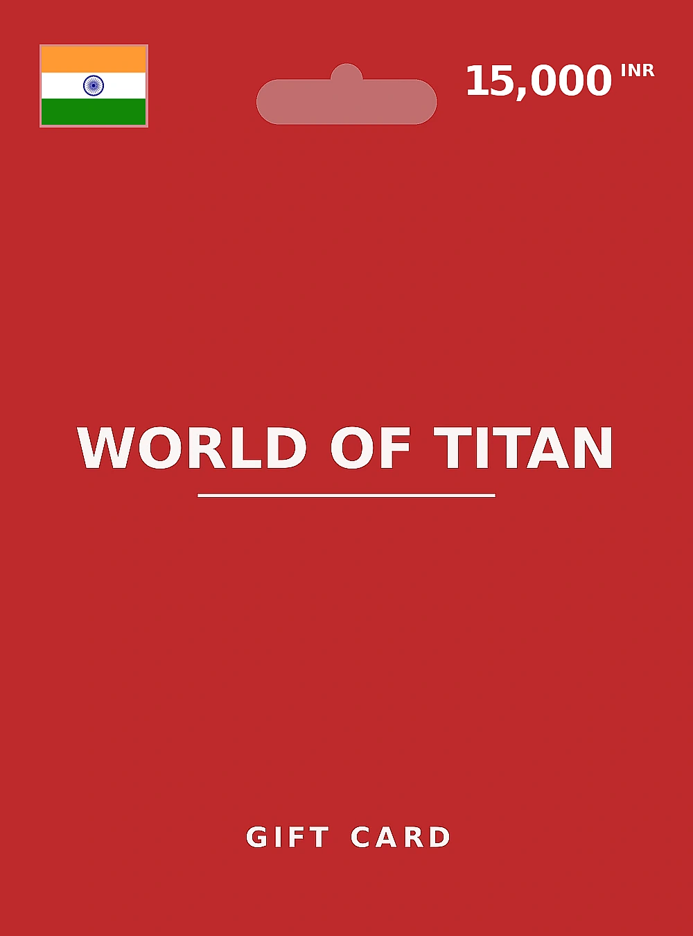 World Of Titan Gift Card 15000 INR INDIA