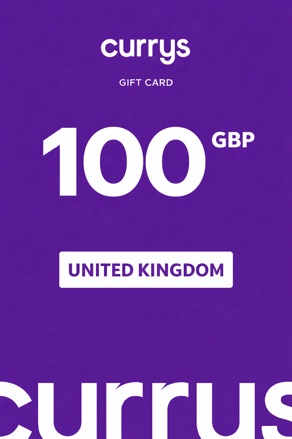 Currys Gift Card 100 GBP UNITED KINGDOM