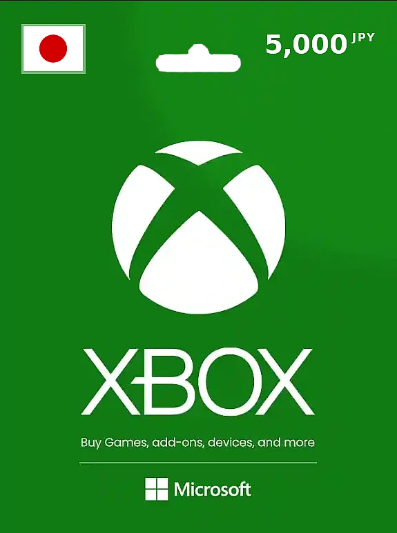 Xbox Gift Card 5000 JPY JAPAN