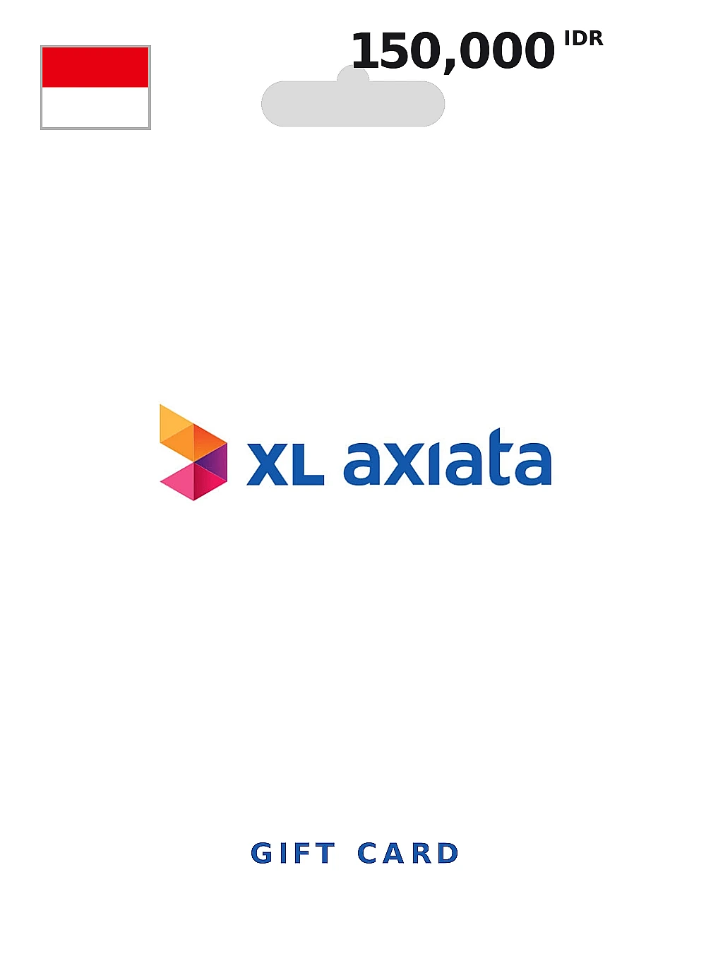 XL AXIATA Gift Card 150000 IDR INDONESIA