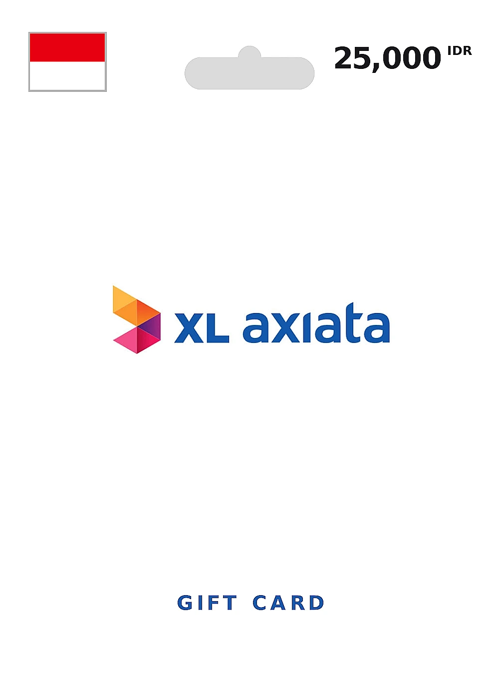 XL AXIATA Gift Card 25000 IDR INDONESIA