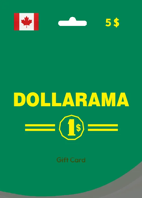 Dollarama Gift Card 5 CAD CANADA