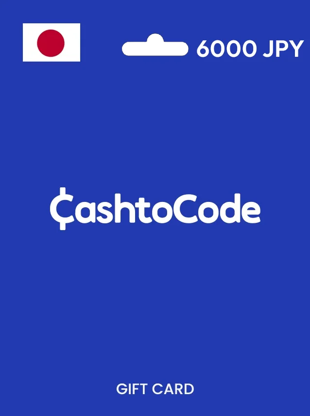 CashtoCode Gift Card JP 6000 JPY