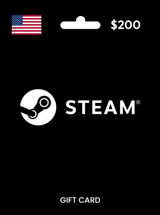 Steam Gift Card $200 USA