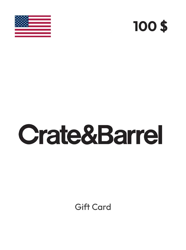 Crate & Barrel Gift Card 100 USD UNITED STATES