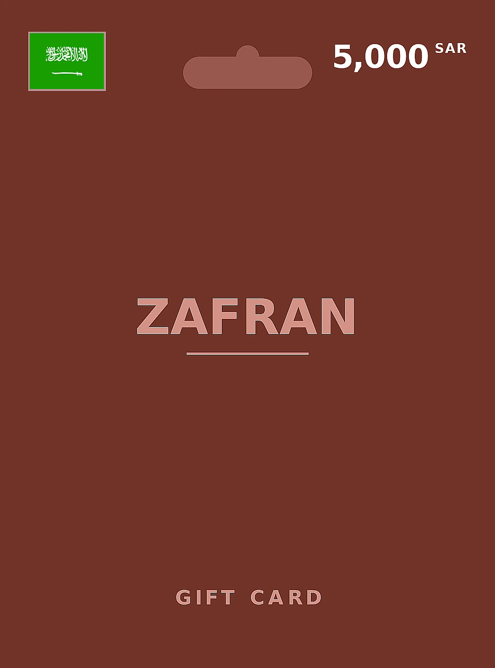 Zafran Gift Card 5000 SAR SAUDI ARABIA