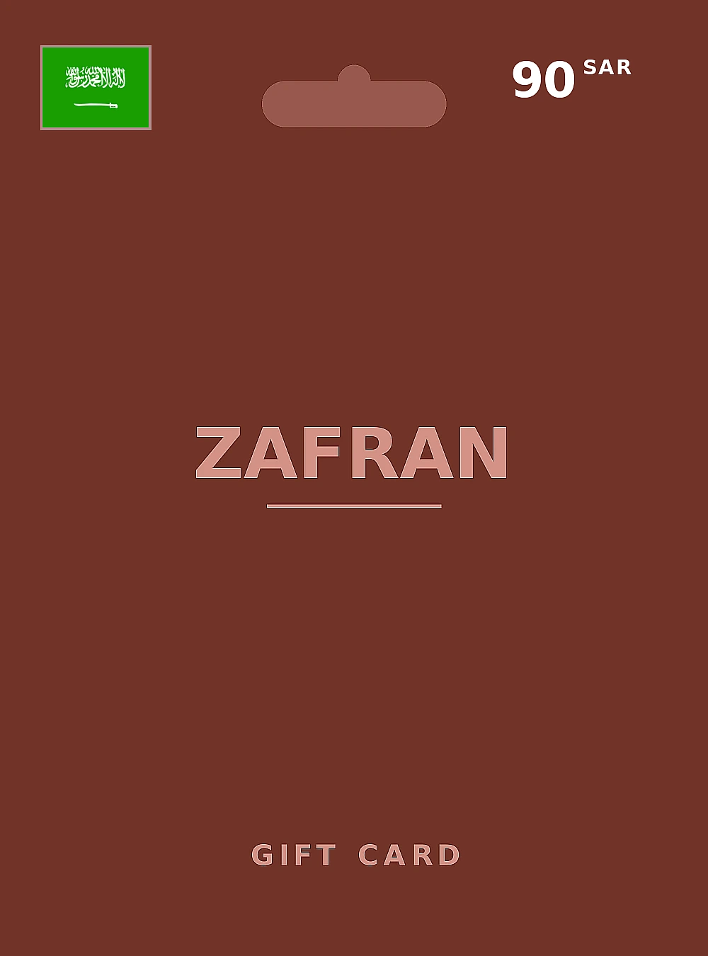 Zafran Gift Card 90 SAR SAUDI ARABIA