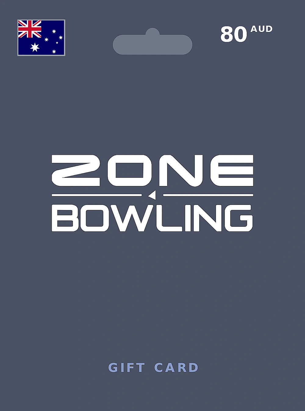 Zone Bowling Gift Card 80 AUD AUSTRALIA
