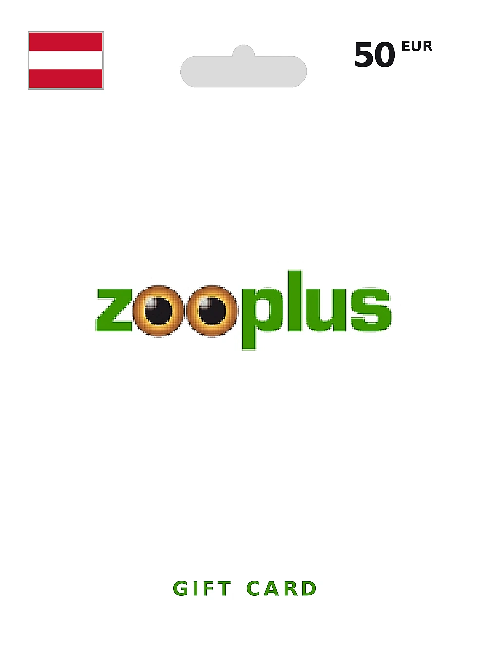 Zooplus Gift Card 50 EUR AUSTRIA