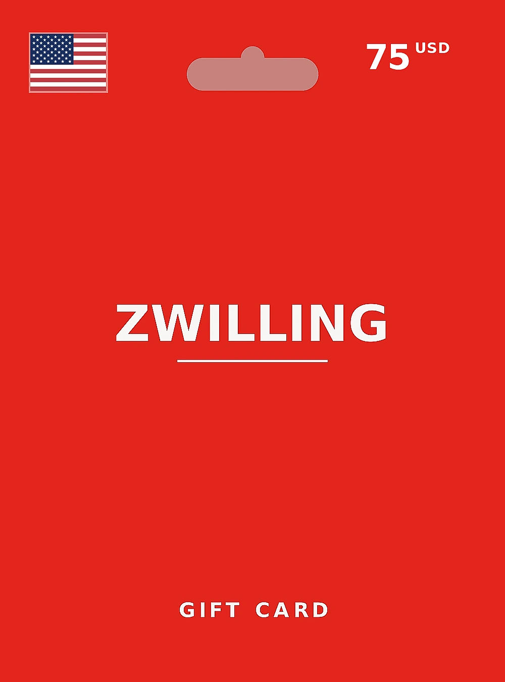 ZWILLING Gift Card 75 USD UNITED STATES